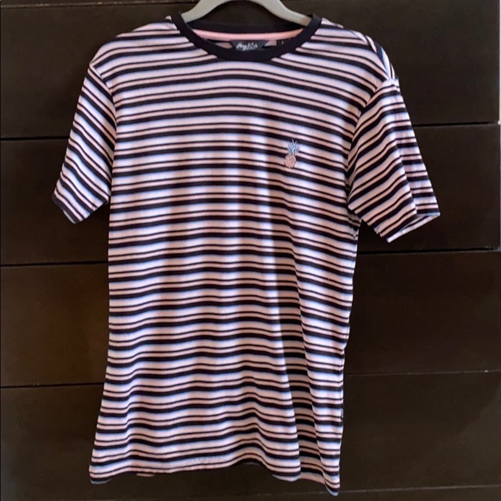 Honey and Cola Small Stripe T-Shirt